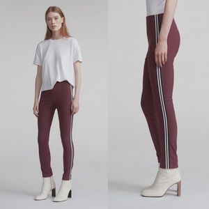 rag & bone Red and Brown Straight Leg Pants